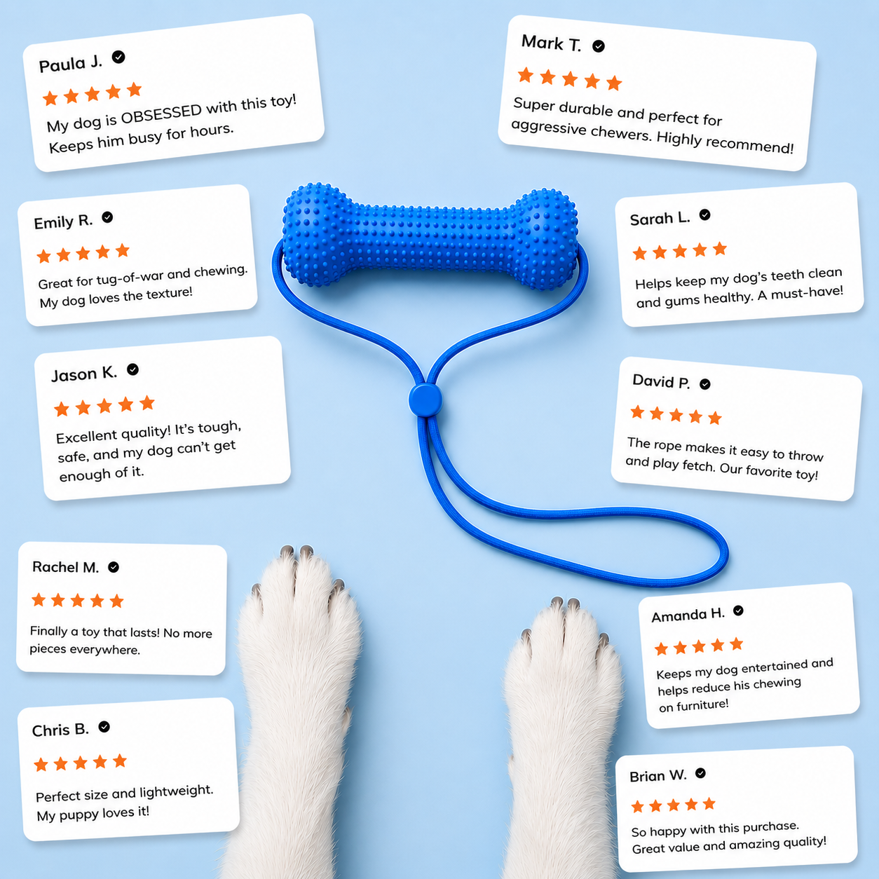 Waggle Bite™ | Teeth Cleaning Dog Toy