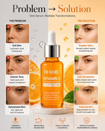 DR.RASHEL Vitamin C+ Hyaluronic Serum 50ml.