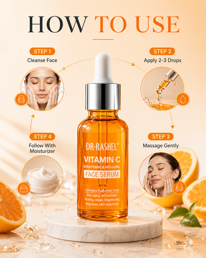 DR.RASHEL Vitamin C+ Hyaluronic Serum 50ml.