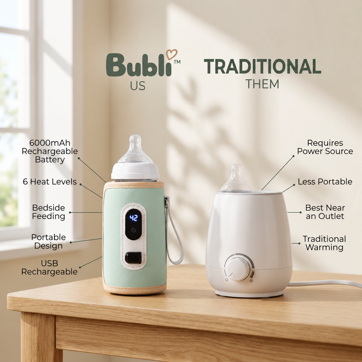 Bubli™- Baby Bottle Warmer