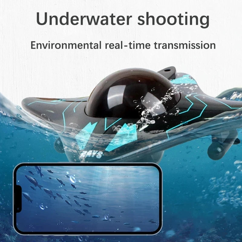 WiFi FPV RC Submarine with Live Camera & App Control
