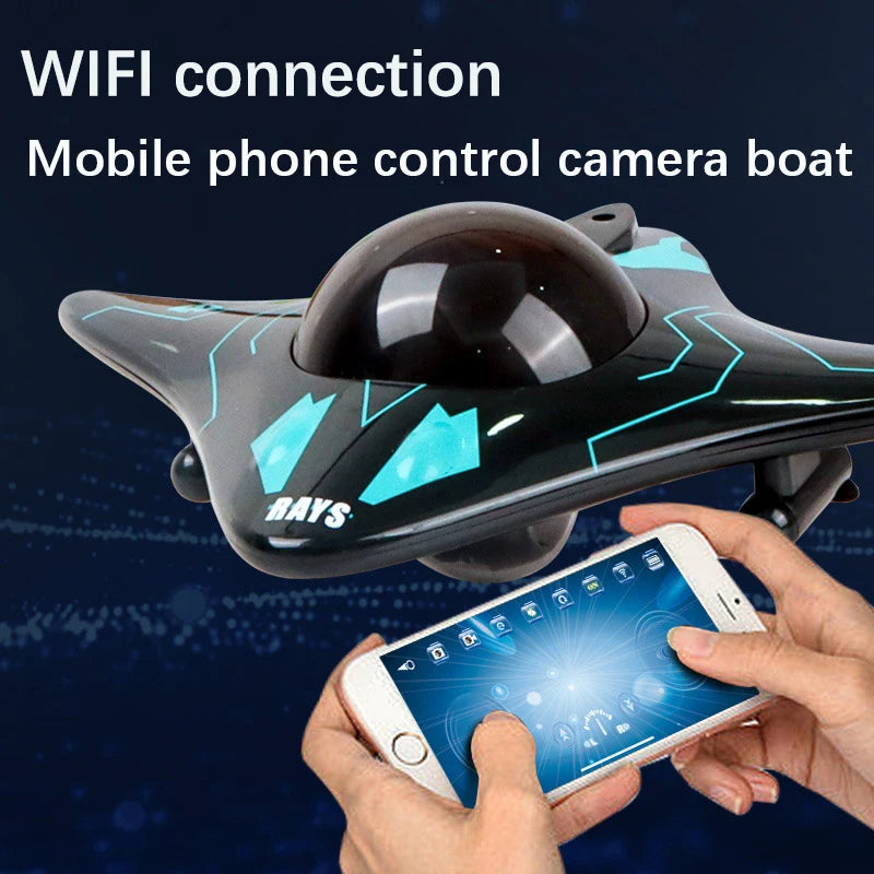 WiFi FPV RC Submarine with Live Camera & App Control