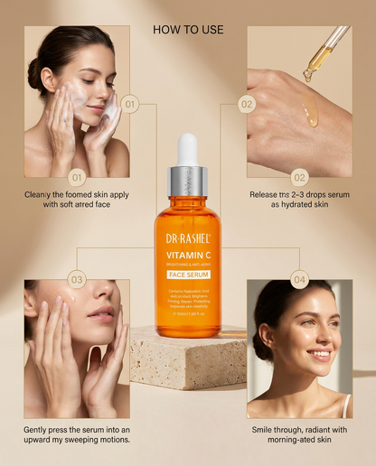 DR.RASHEL Vitamin C+ Hyaluronic Serum 50ml.