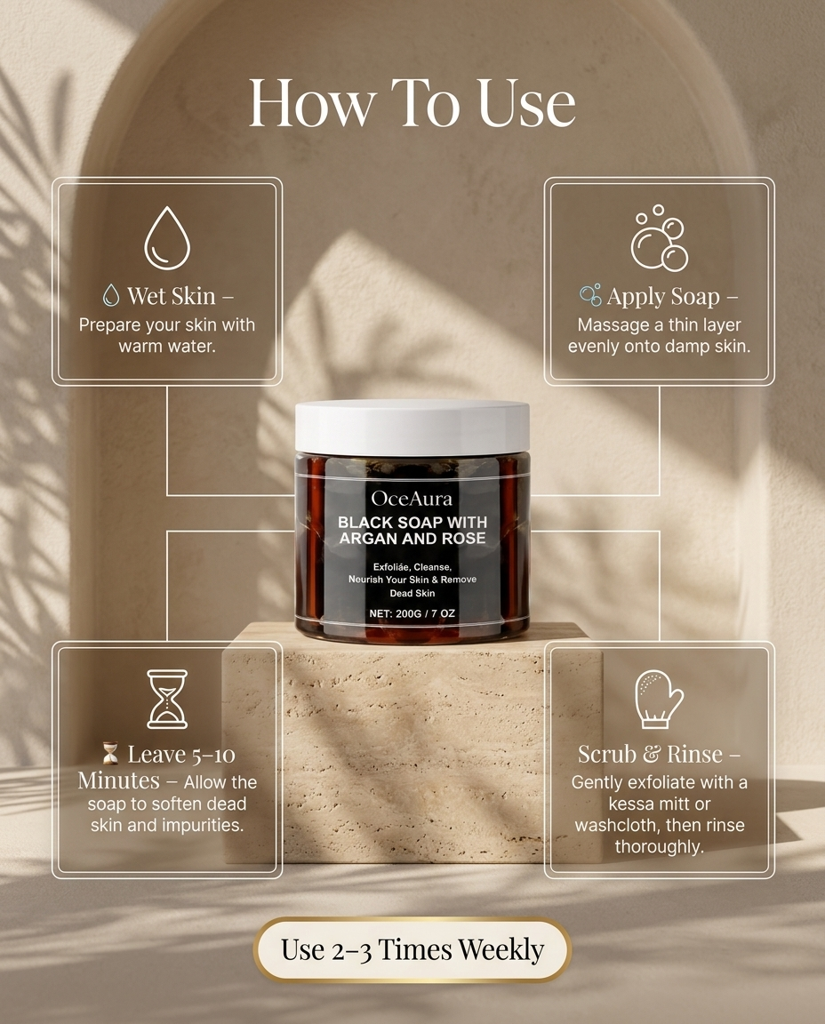OceAura™ Botanical Black Soap